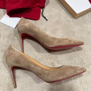 Christian Louboutin Kate suede pumps